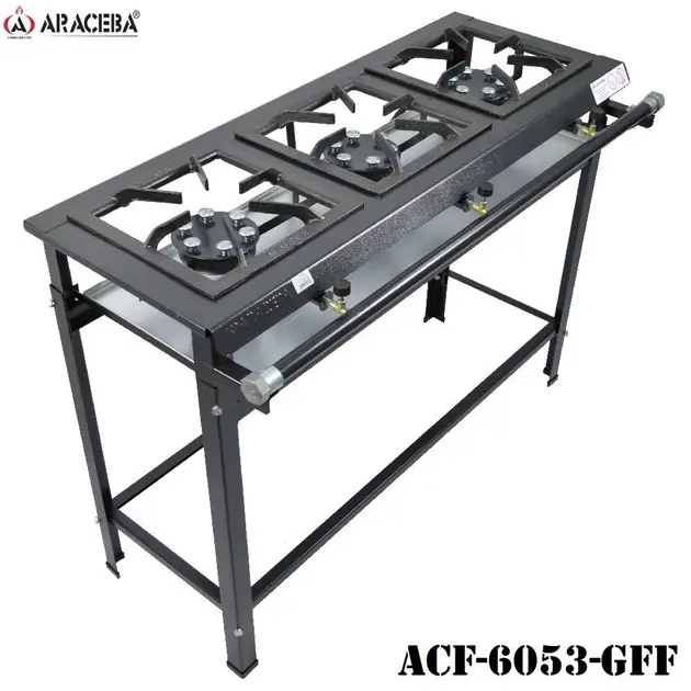 Fogão 3 Bocas Progas Preto – Pmd-300f