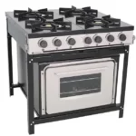 Fogão Industrial 4 Bocas a Gás Venâncio - E4F com Forno Extra