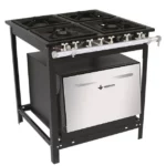 Fogão Industrial 4 Bocas a Gás Venâncio - E4F com Forno Extra