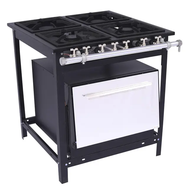 Fogão Industrial 4 Bocas Venâncio – Forno com Tampa Inox – Gás Fogão Industrial 4 Bocas Venâncio - Forno com Tampa Inox - Gás