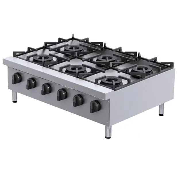 Fogão Industrial 6 Bocas Inox Progas PMI-600F