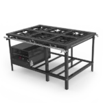 Fogão Industrial Alta Pressão Progas PMSA-600F 6 Queimadores com Registro