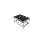 Fogão Industrial Inox Gastromaq 6 Bocas - FGI406EM