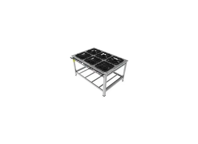 Fogão Industrial Inox Gastromaq 6 Bocas – FGI406EM Fogão Industrial Inox Gastromaq 6 Bocas - FGI406EM