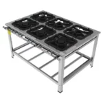 Fogão Industrial Inox Gastromaq 6 Bocas - FGI406EM