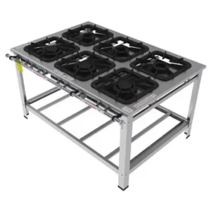 Fogão Industrial Inox Gastromaq 6 Bocas - FGI406EM