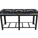 Fogão Industrial Maxi 3 Bocas Duplas a Gás Venâncio - M3D