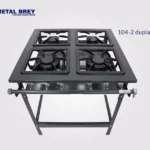 Fogão Industrial Metal Brey Inox 4 Bocas 104-2D I