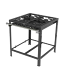 Fogão Industrial Progás PMSD-603 FCH - 3 Bocas com Chapa Epóxi Desmontável