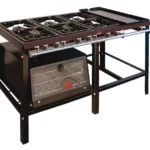 Fogão Industrial Progás PMSD-603 FCH - 3 Bocas com Chapa Epóxi Desmontável