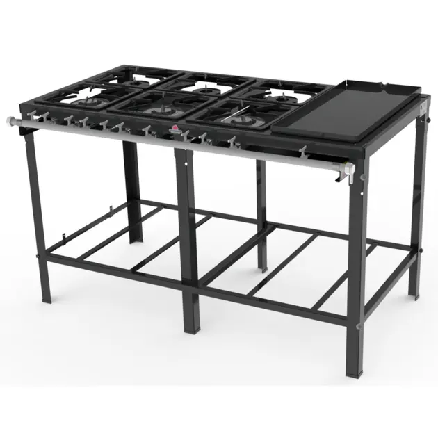 Fogão Industrial Progás PMSD-603 FCH – 3 Bocas com Chapa Epóxi Desmontável Fogão Industrial Progás PMSD-603 FCH - 3 Bocas com Chapa Epóxi Desmontável