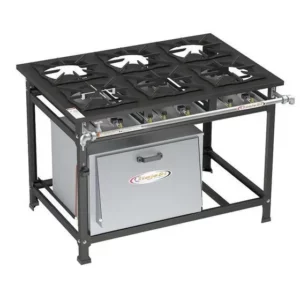 Fogão Itajobi Luxo 6 Bocas com Forno - Grafite