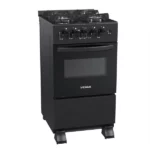 Fogão Venax 4 Bocas Preto - Fi 430 Automático, Mesa de Vidro, GLP