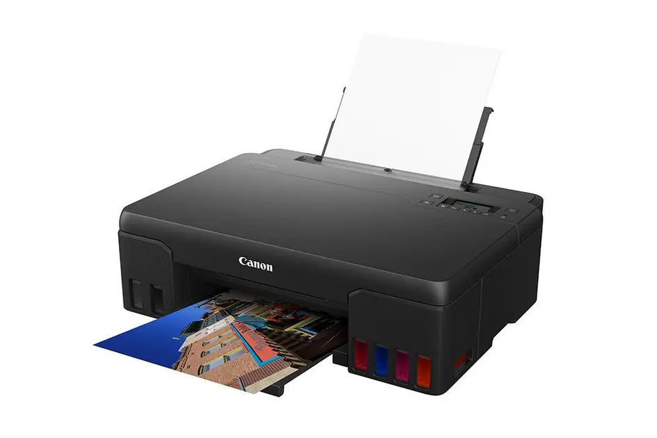 Impressora Fotográfica Canon Mega Tank G510 - Jato de Tinta Colorida, Wi-Fi e Bivolt