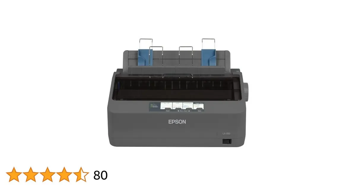 Impressora Matricial Epson LX-350 110V - Conexão USB e Paralela