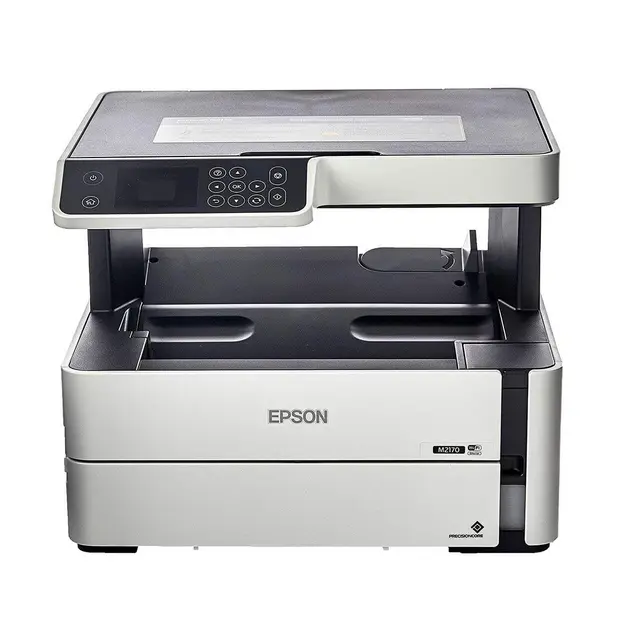 Impressora Multifuncional Epson EcoTank M2170 – Jato de Tinta Monocromática, USB, Ethernet, Wi-Fi Impressora Multifuncional Epson EcoTank M2170 - Jato de Tinta Monocromática, USB, Ethernet, Wi-Fi