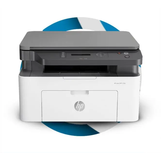 Impressora Multifuncional HP Laser MFP 135w (4ZB83A) – USB e Wi-Fi – 110V Impressora Multifuncional HP Laser MFP 135w (4ZB83A) - USB e Wi-Fi - 110V