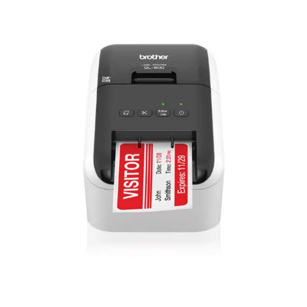 Impressora Térmica Etiqueta Brother QL-800 USB Monocromática 110V Impressora Térmica Etiqueta Brother QL-800 USB Monocromática 110V