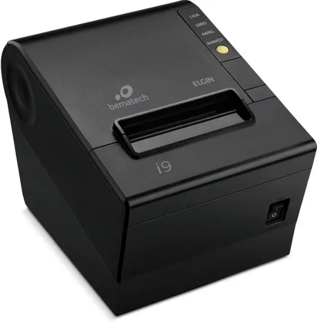 Impressora Térmica Não Fiscal Elgin I9 Transferência Térmica Monocromática Usb, Serial e Ethernet Bivolt