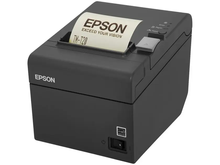 Impressora Térmica Não Fiscal Epson TM-T20 USB Guilhotina Bivolt Monocromática