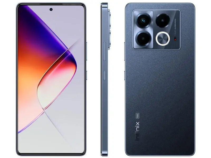 Infinix Note 40 256GB Dual Chip Preto 6.78″ 5G Infinix Note 40 256GB Dual Chip Preto 6.78