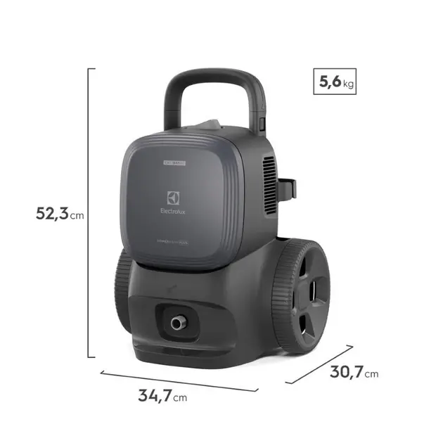 Lavadora de Alta Pressão Electrolux PowerWash EWS1850P 1500W 1850PSI 110V com Canhão de Espuma Lavadora de Alta Pressão Electrolux PowerWash EWS1850P 1500W 1850PSI 110V com Canhão de Espuma