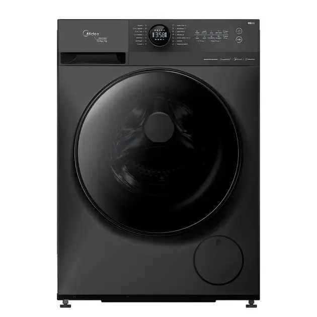 Lavadora de Roupa Lava e Seca 10,5 Kg Frontal Titanium Healthguard Smart Midea – 110v Lavadora de Roupa Lava e Seca 10,5 Kg Frontal Titanium Healthguard Smart Midea - 110v