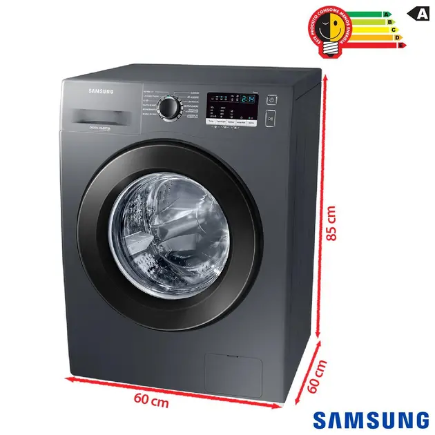 Lavadora de Roupa Lava e Seca 11 Kg Frontal Inox Samsung 110V WD11M4473PX/AZ