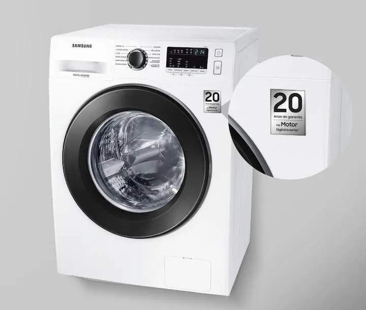 Lavadora de Roupa Lava e Seca 11kg Frontal Samsung WD11M4473PW 220V