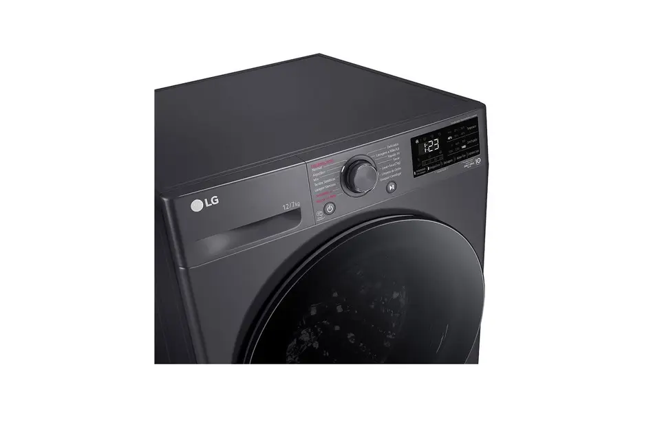 Lavadora de Roupa Lava e Seca 12 Kg Frontal Titanium Smart VC5 LG - 220V
