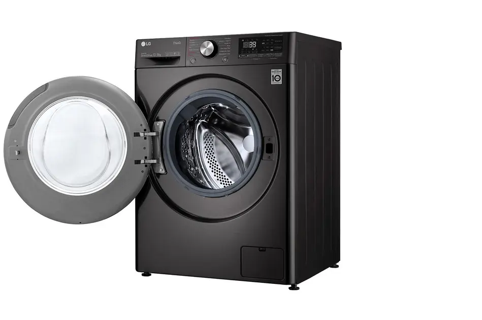 Lavadora de Roupa Lava e Seca 13 Kg Frontal Aço Escovado LG - 220V