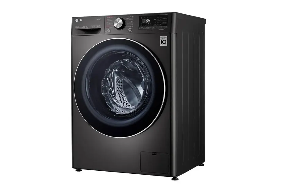 Lavadora de Roupa Lava e Seca 13 Kg Frontal Aço Escovado LG - 220V