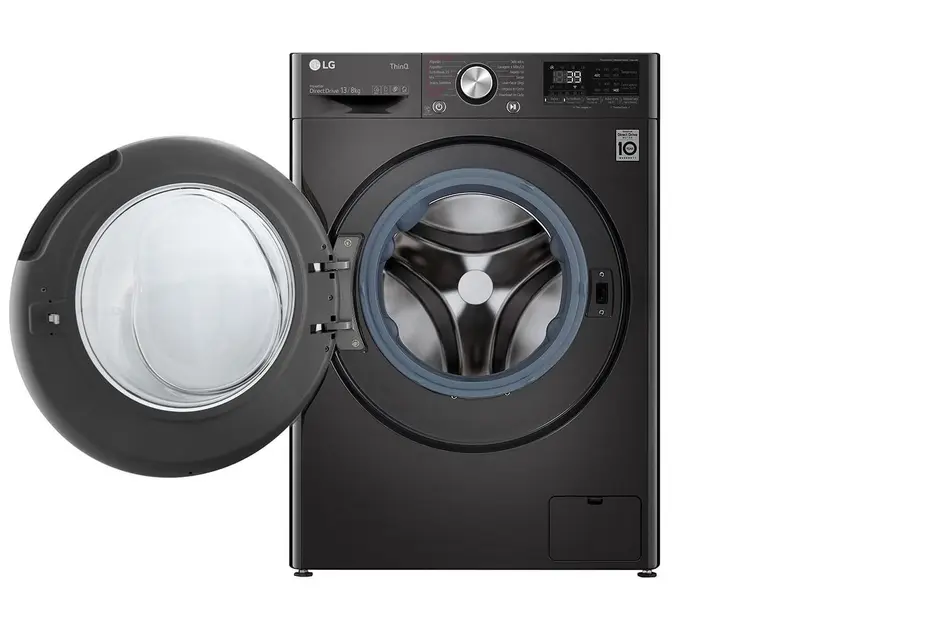 Lavadora de Roupa Lava e Seca 13 Kg Frontal Aço Escovado LG - 220V