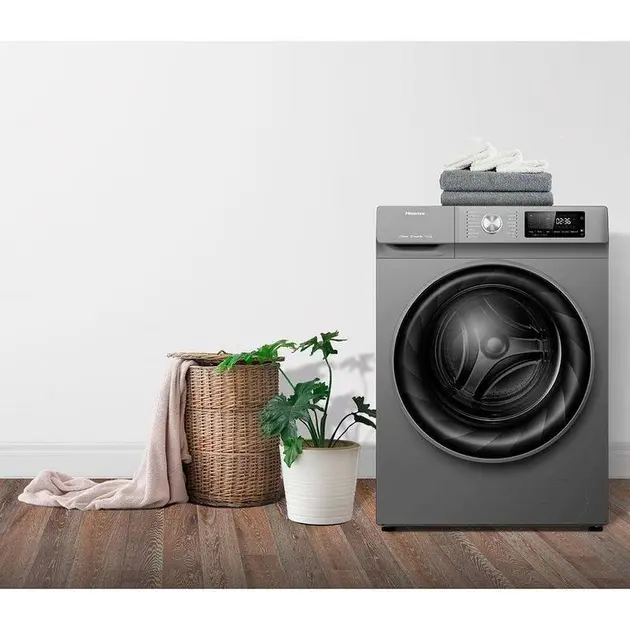 Lavadora de Roupa Lava e Seca 13 Kg Frontal Titanium Hisense – 220v Lavadora de Roupa Lava e Seca 13 Kg Frontal Titanium Hisense - 220v