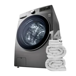 Lavadora de Roupa Lava e Seca 14 Kg Frontal Aço Escovado LG 110V