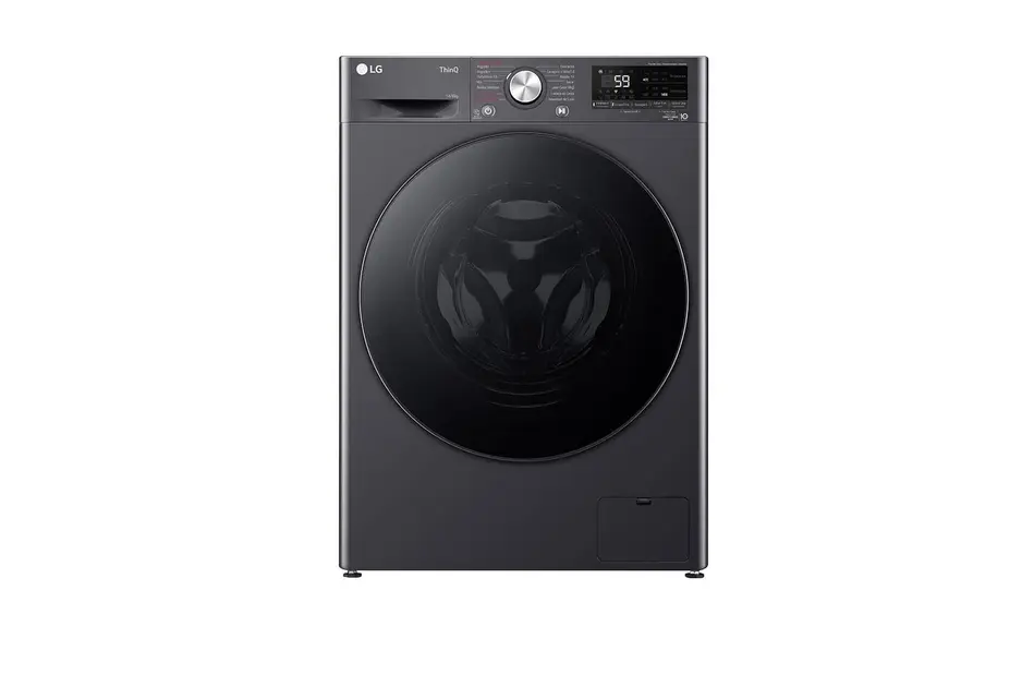 Lavadora de Roupa Lava e Seca 14 Kg Frontal Preto Smart LG - 110v - CV9014BC2