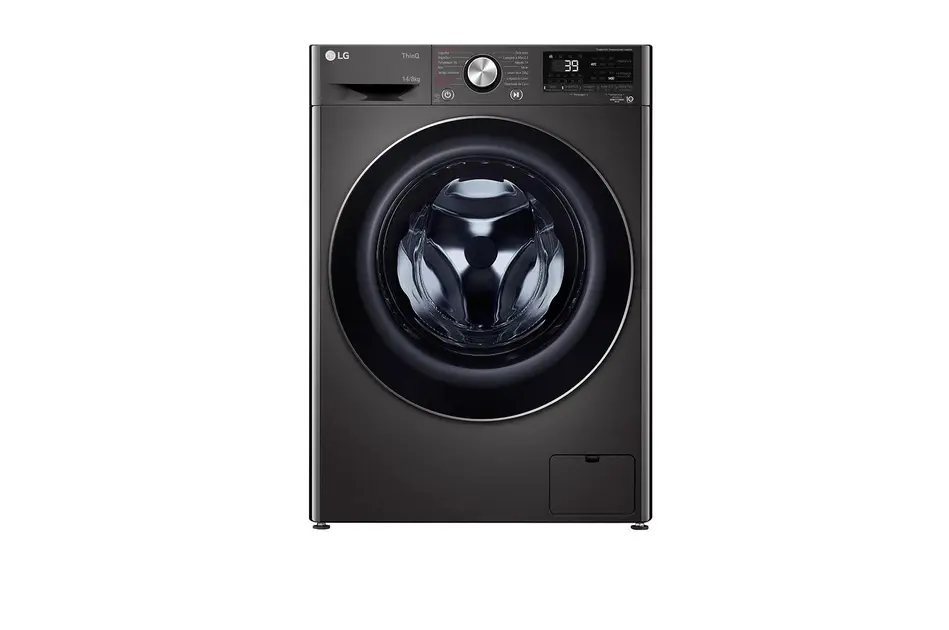Lavadora de Roupa Lava e Seca 14 Kg Frontal Preto Smart LG – 220v – Cv9014bc2a