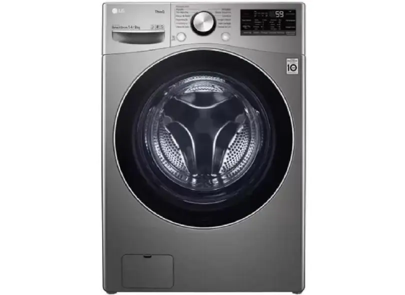 Lavadora de Roupa Lava e Seca 14 Kg Smart Inox LG CV5014PC4A 220V Lavadora de Roupa Lava e Seca 14 Kg Smart Inox LG CV5014PC4A 220V