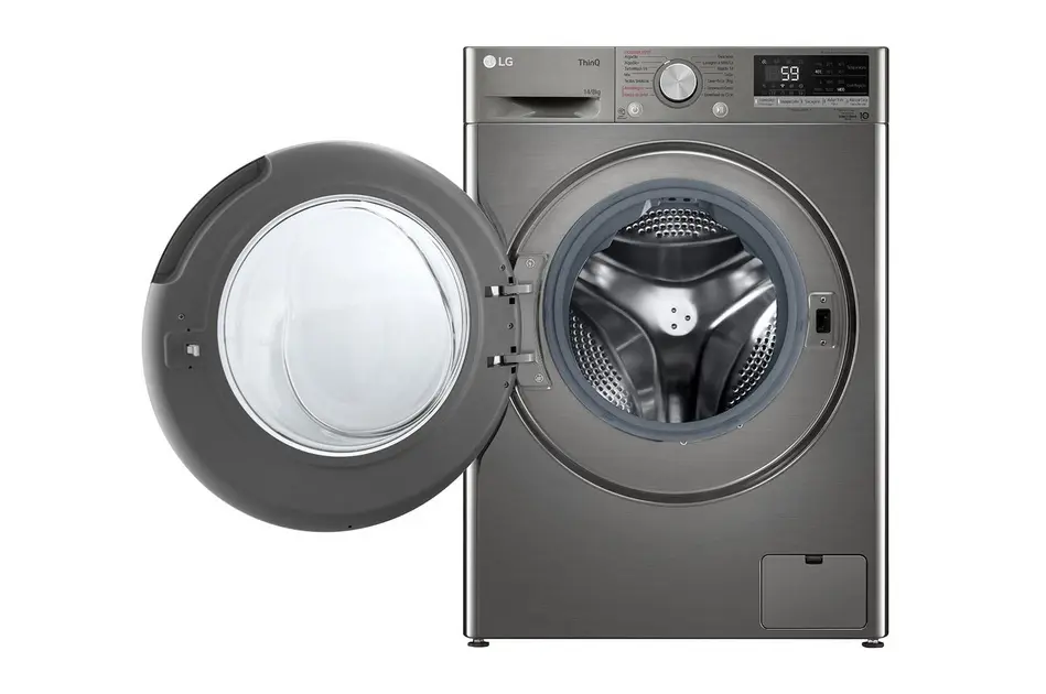 Lavadora de Roupa Lava e Seca 14 Kg Smart Inox LG CV5014PC4A 220V Lavadora de Roupa Lava e Seca 14 Kg Smart Inox LG CV5014PC4A 220V