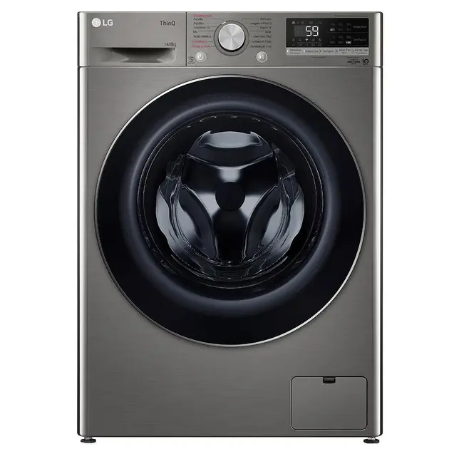Lavadora de Roupa Lava e Seca 14 Kg Smart Inox LG CV5014PC4A 220V Lavadora de Roupa Lava e Seca 14 Kg Smart Inox LG CV5014PC4A 220V