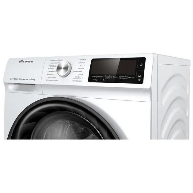Lavadora de Roupa Lava e Seca Hisense 13 Kg Inverter Branco – 110V – WD5Q1342BW1 Lavadora de Roupa Lava e Seca Hisense 13 Kg Inverter Branco - 110V - WD5Q1342BW1