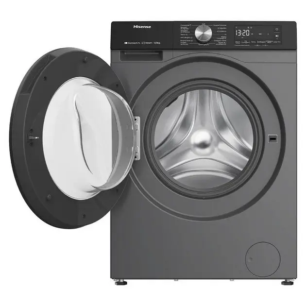 Lavadora de Roupa Lava e Seca Hisense Titanium Inverter 13 Kg - Wi-Fi - 110V - WD3S13