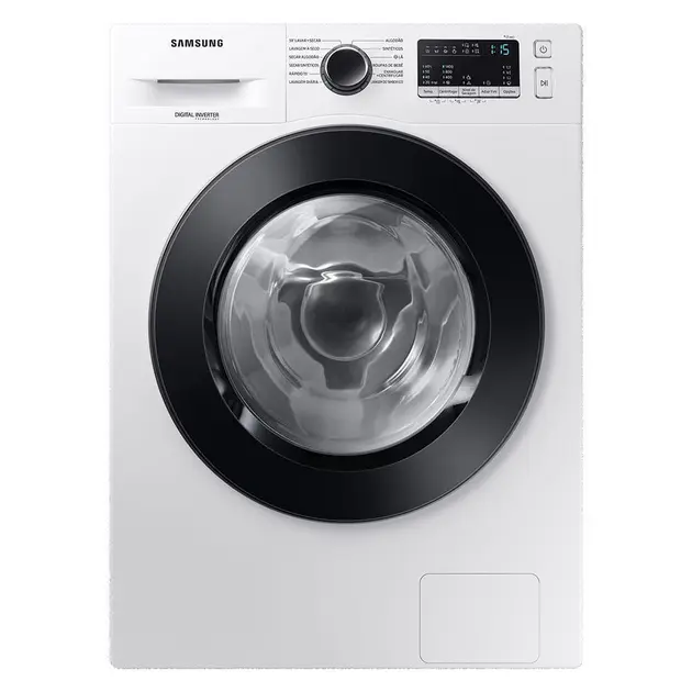 Lavadora de Roupa Lava e Seca Samsung - Inox - 11 Kg - Digital Inverter - 220V