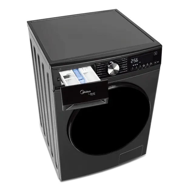 Lavadora de Roupa Lava e Seca Smart 11kg Titanium Midea – 110V Lavadora de Roupa Lava e Seca Smart 11kg Titanium Midea - 110V