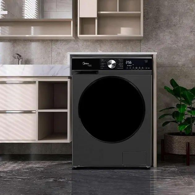 Lavadora de Roupa Lava e Seca Smart 11kg Titanium Midea – 110V Lavadora de Roupa Lava e Seca Smart 11kg Titanium Midea - 110V