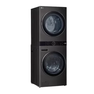 Lavadora e Secadora Elétrica Smart LG Washtower 17kg Aço Escovado Wi-Fi 220V - WK17VS6A