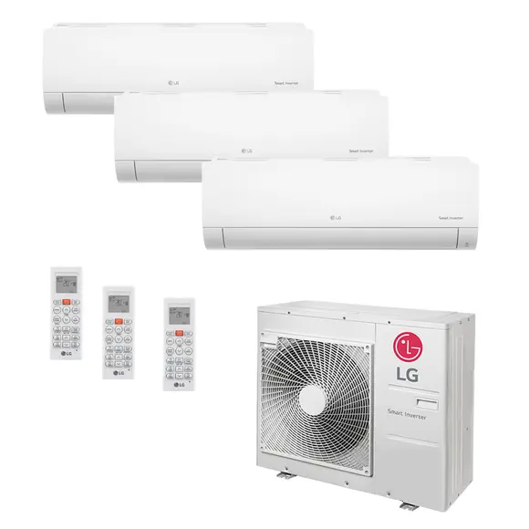 LG Ar Condicionado Multi Split Inverter 48.000 BTUs (2x9000+12000+18000) Quente/Frio 220V
