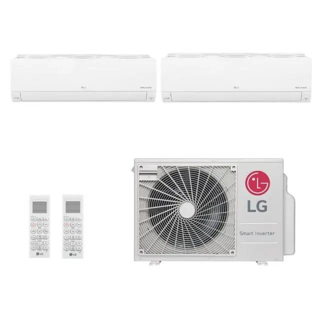 LG Ar Condicionado Multisplit Quad 49000 BTUs (2x 12000 + 7000 + 18000) Quente/Frio – Inverter – 220V LG Ar Condicionado Multisplit Quad 49000 BTUs (2x 12000 + 7000 + 18000) Quente/Frio - Inverter - 220V