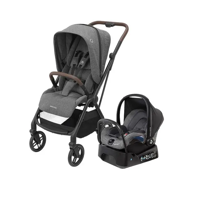 Maxi-Cosi Leona² Trio Travel System Bebê Conforto 8.5kg Grafite