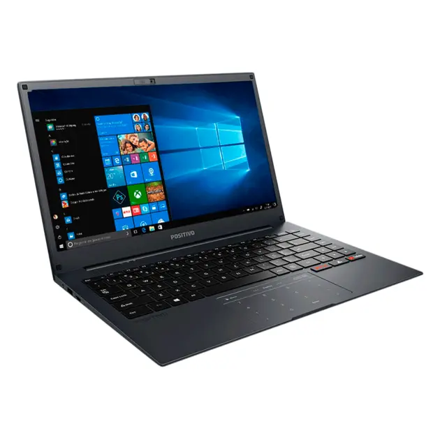 Notebook Positivo Motion Q4128B - Intel Atom, 4GB RAM, 128GB SSD, Tela 14